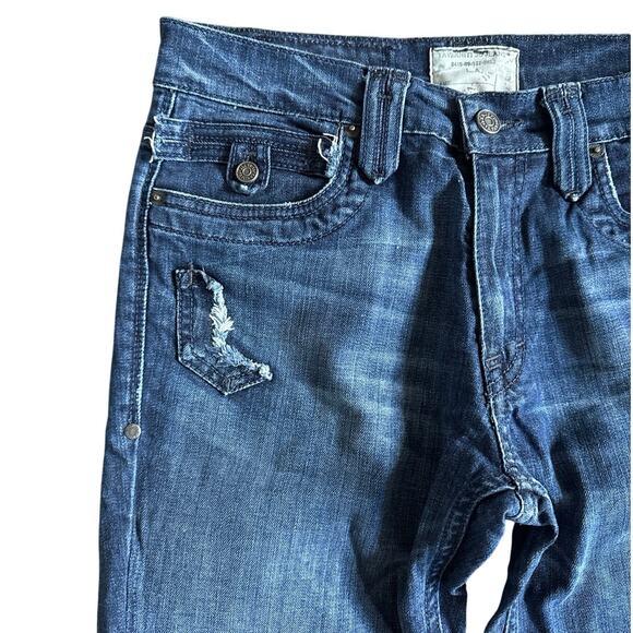 Women’s TAVERNITI SO Jeans Dark Wash Denim Boot Cut Mid-Rise Size 30 - Picture 6 of 9